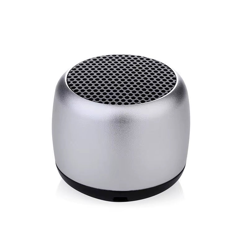 M1 Mini Bluetooth-Compatible Small Speaker Portable Intelligent One Drag Two Small Steel Cannon Metal Wireless Sound Subwoofer